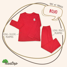 Load image into Gallery viewer, Basico Rojo Long Pajamas - Large
